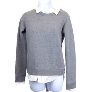 Pinch x Cole Haan Collared Gray White Sweatshirt XS